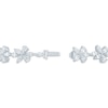 Thumbnail Image 2 of Monique Lhuillier Bliss Pear & Marquise Flower Bracelet 4-1/2 ct tw Platinum-Plated Sterling Silver 7"