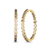Thumbnail Image 1 of Le Vian Desert Diamonds Chocolate Ombré Inside-Out Hoop Earrings 2-3/4 ct tw 14K Honey Gold