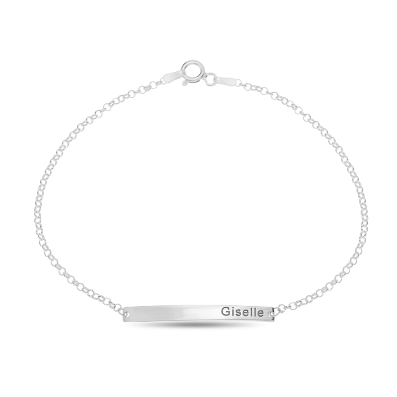 Engravable Bar Bracelet