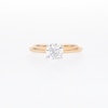 Thumbnail Image 6 of Now + Forever Diamond Solitaire Ring 1 carat Round-cut 14K Yellow Gold (I/I2)