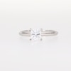Thumbnail Image 6 of Diamond Solitaire Ring 3/4 Carat Princess-Cut 14K White Gold (I/I2)