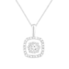 Thumbnail Image 3 of Unstoppable Love Diamond Necklace 1/10 ct tw Sterling Silver 19"