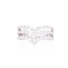 Thumbnail Image 4 of Previously Owned KAY Lab-Grown Diamonds Three Row Chevron Ring 1 ct tw 14K White Gold