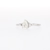 Thumbnail Image 5 of Previously Owned Diamond Solitaire Engagement Ring 5/8 ct tw Pear-Shaped 14K White Gold (I/I2)