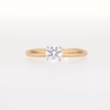 Thumbnail Image 6 of Previously Owned Diamond Solitaire Ring 1/2 carat Round-Cut 14K Yellow Gold (I/I2)