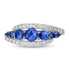 Thumbnail Image 3 of Le Vian Sapphire Ring 1/5 ct tw Diamonds 14K Vanilla Gold