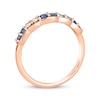 Thumbnail Image 2 of Le Vian Sapphire & Diamond Stacking Ring 1/6 ct tw Diamonds 14K Strawberry Gold