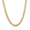 Thumbnail Image 0 of Hollow Cuban Curb Chain Necklace 9.3mm 10K Yellow Gold 22"
