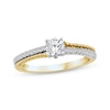 Thumbnail Image 0 of Threads of Love Round-Cut Diamond Engagement Ring 5/8 ct tw 14K Two-Tone Gold