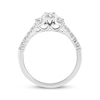 Thumbnail Image 2 of Memories Moments Magic Emerald-Cut Diamond Three-Stone Engagement Ring 1 ct tw 14K White Gold