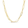 Thumbnail Image 0 of Hollow Paperclip Necklace 10K Yellow Gold 18"