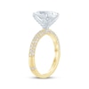 Thumbnail Image 1 of Monique Lhuillier Bliss Oval-Cut Lab-Created Diamond Engagement Ring 3-5/8 ct tw 18K Yellow Gold