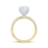 Thumbnail Image 2 of Monique Lhuillier Bliss Oval-Cut Lab-Created Diamond Engagement Ring 3-5/8 ct tw 18K Yellow Gold