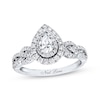 Thumbnail Image 0 of Neil Lane Bridal Ring 7/8 ct tw Pear-Shaped Diamonds 14K White Gold
