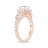 Thumbnail Image 1 of Monique Lhuillier Bliss Pear-Shaped Lab-Created Diamond Halo Engagement Ring 1-7/8 ct tw 18K Rose Gold