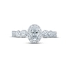 Thumbnail Image 2 of Monique Lhuillier Bliss Diamond Engagement Ring 7/8 ct tw Oval, Marquise & Round-cut 18K White Gold