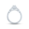 Thumbnail Image 3 of Monique Lhuillier Bliss Diamond Engagement Ring 7/8 ct tw Oval, Marquise & Round-cut 18K White Gold